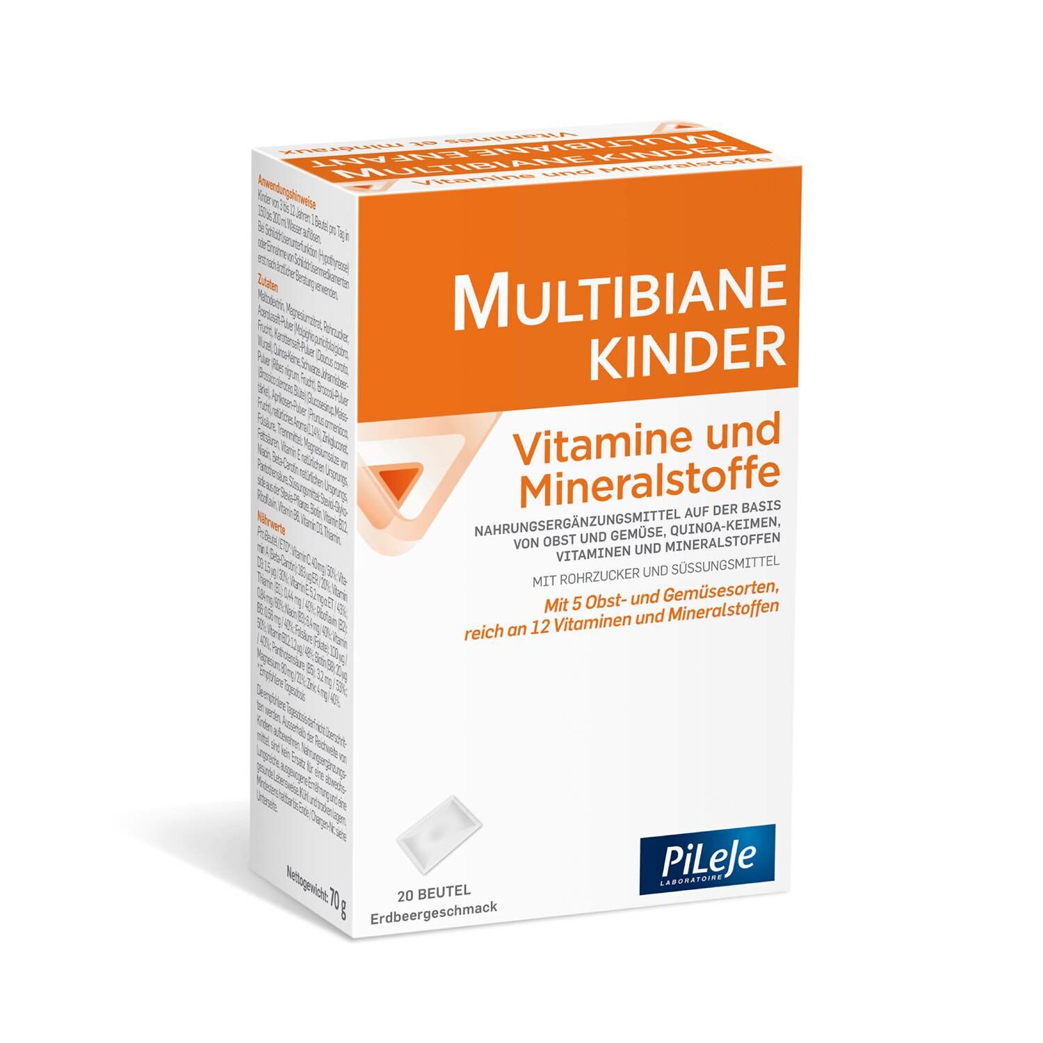 MULTIBIANE Kinder Vitamine und Mineralstoffe Plv Btl 20 Stk jetzt bestellen