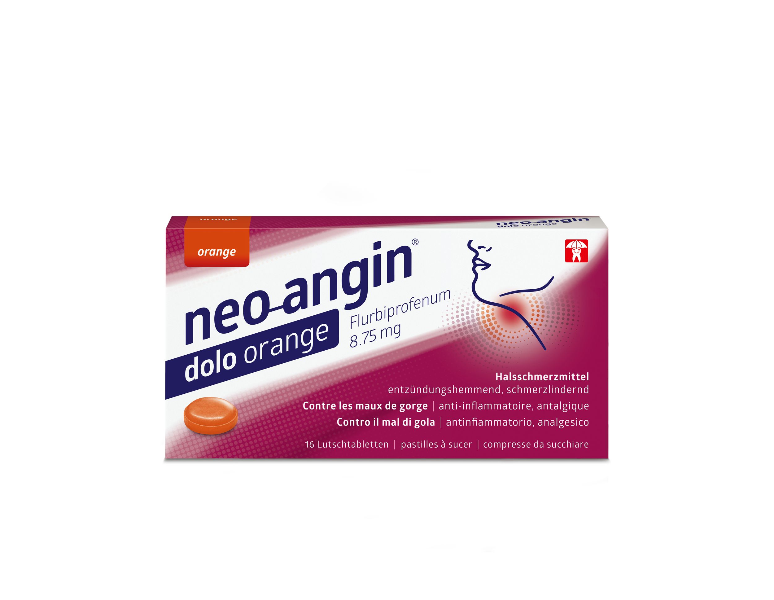 Acheter neo-angin dolo cpr sucer 8.75 mg orange 16 pce