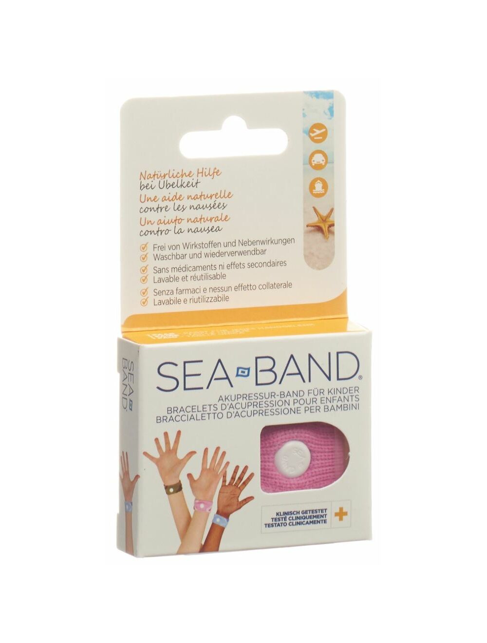 Sea-Band Nausea Relief - Dysautonomia, reducing some symptoms: • Drop in  blood pressure • Palpitations • dizziness when standing • Sickness •  Fainting • Headaches • Lack of concentration • Soft spot •