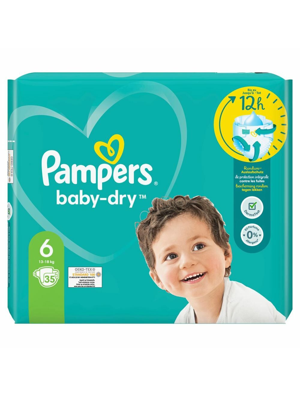 opgroeien token Aardewerk Pampers Baby Dry Gr6 13-18kg Extra Large Sparpack 35 Stk acquistare online  | Coop Vitality