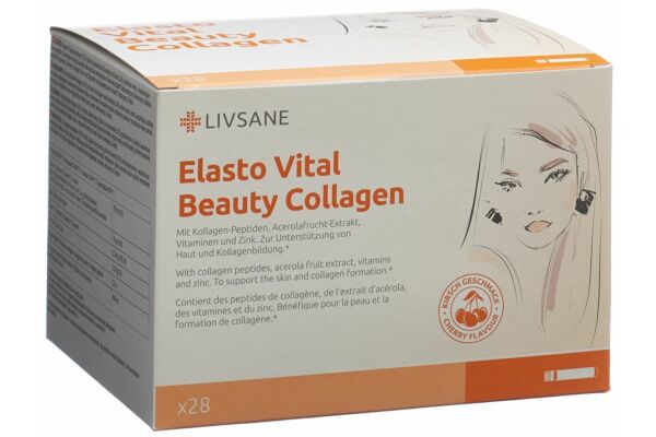 Livsane elasto vital beauty collagen amp 28 pce
