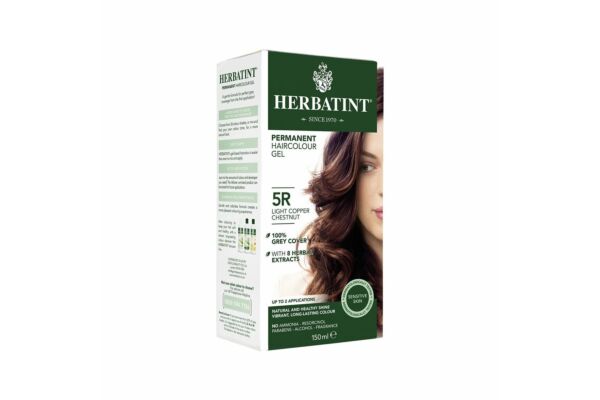 HERBATINT Haarfärbegel 5R Helles Kupfer Kastanienbraun Fl 150 ml