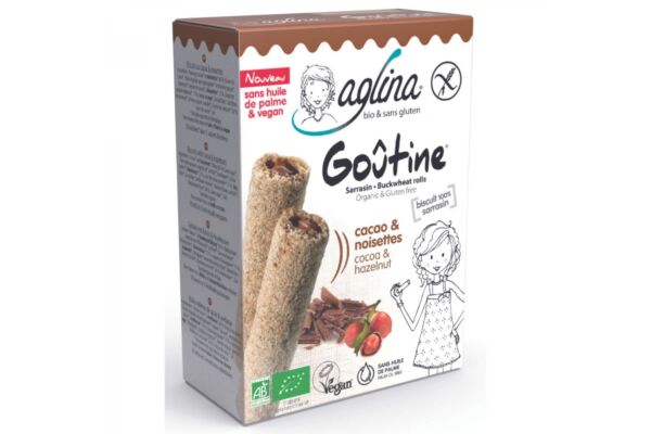 aglina goûtine cacao & noisettes bio 125 g