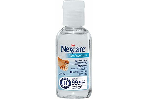 3M Nexcare gel mains antiseptique fl 25 ml