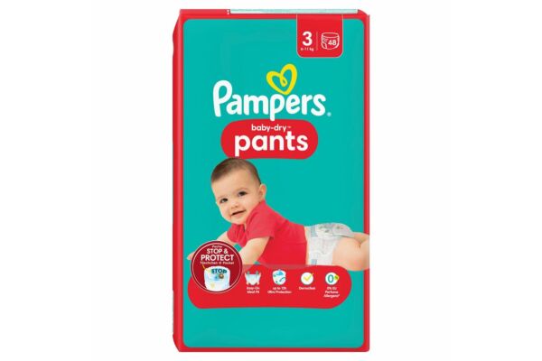 Pampers Baby Dry Pants Gr3 6-11kg Midi pack économique 48 pce