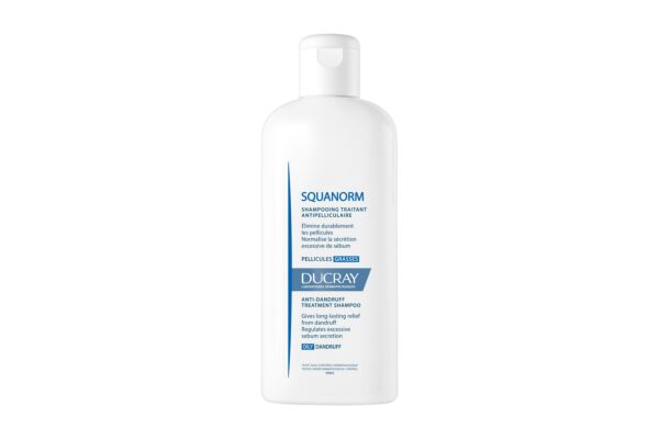 DUCRAY SQUANORM Shampooing pellicules grasses fl 200 ml