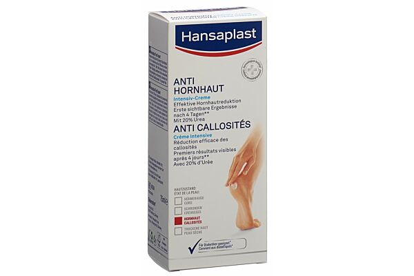 Hansaplast anti callosités crème 20 % intensive tb 75 ml
