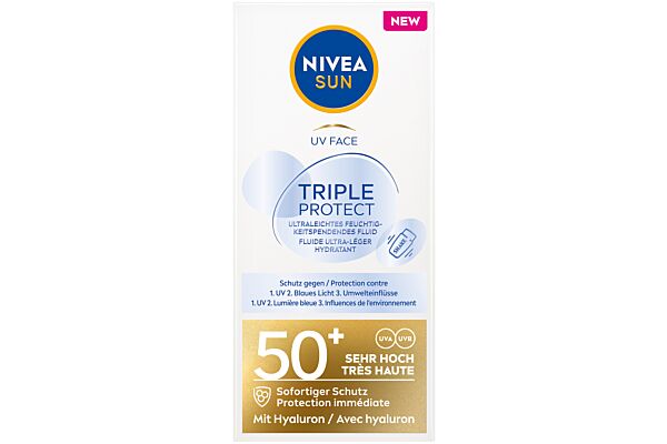 Nivea Sun UV Face Triple Protect FPS50+ 40 ml