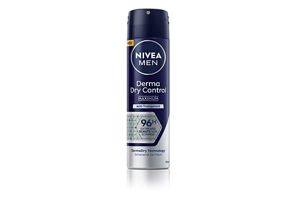 Nivea Deo Derma Dry Control Maximum Spray Male 150 ml