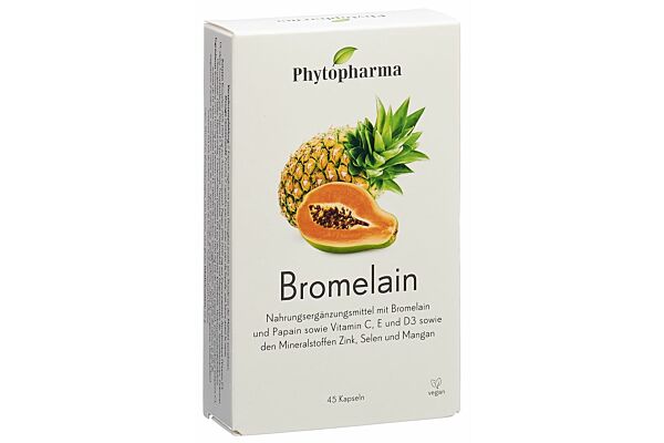 Phytopharma Bromélaïne caps 45 pce