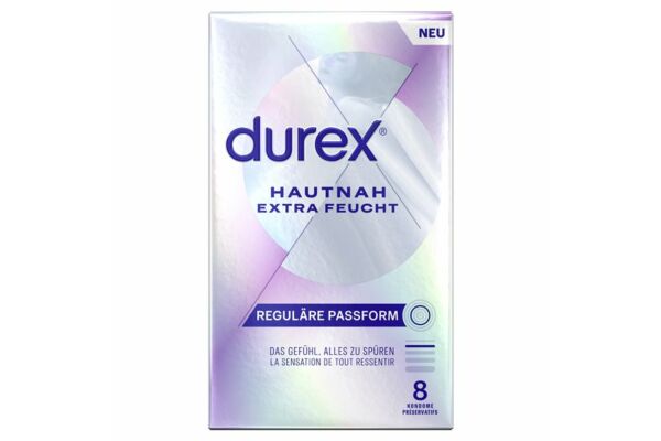 Durex Hautnah préservatif extra feucht 8 pce
