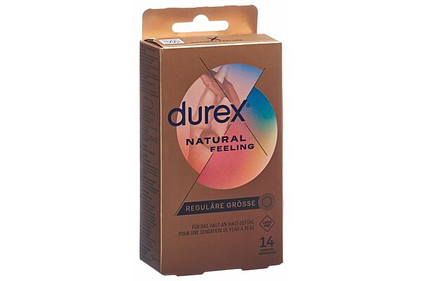 Durex Natural Feeling préservatif 14 pce