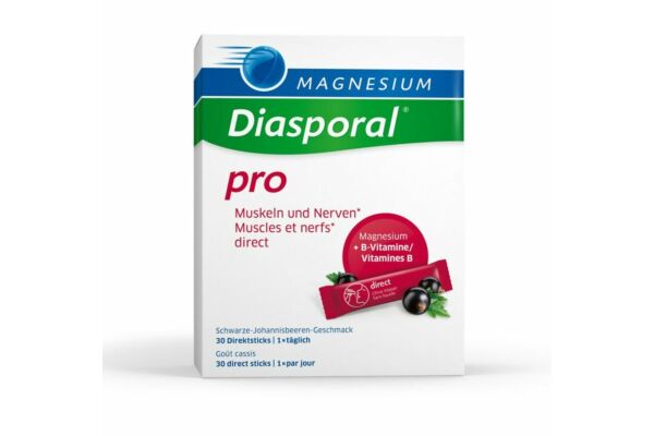 Magnesium Diasporal Pro M+N Direct Sticks 30 Stk