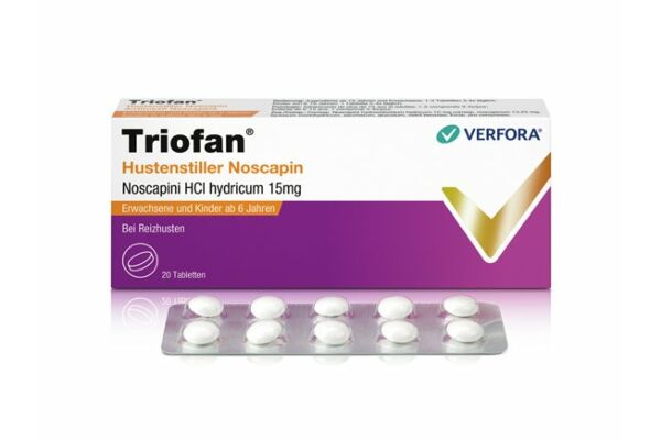 Triofan Antitussif Noscapine cpr 20 pce