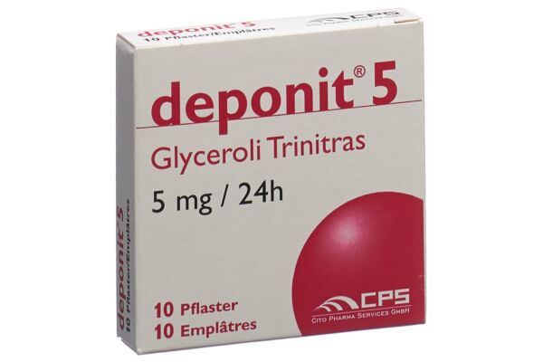 Deponit 5 patch mat 5 mg/24h 10 pce