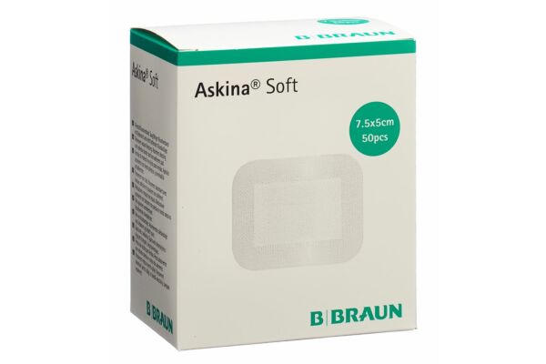 Askina Soft Vlies-Wundschnellverband 5x7.5cm selbstklebend steril 50 Stk