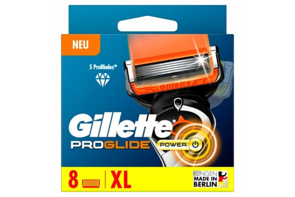 Gillette ProGlide Power système de lames 8 pce
