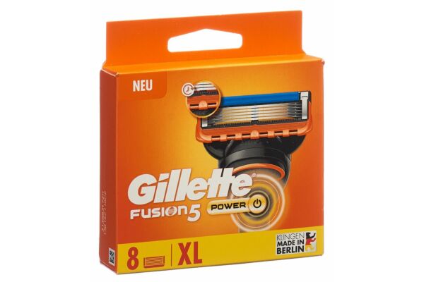 Gillette Fusion5 Power système de lames 8 pce