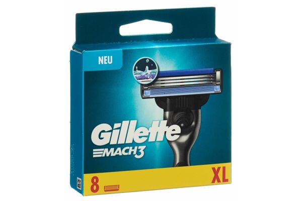 Gillette Mach3 système de lames 8 pce