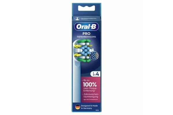 Oral-B Aufsteckbürsten Tiefenreinigung Pro 4 Stk
