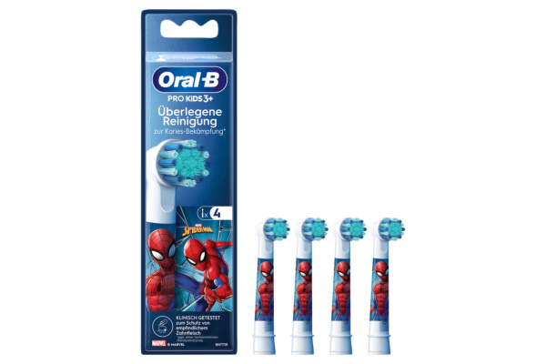Oral-B brossette Kids Spiderman 4 pce