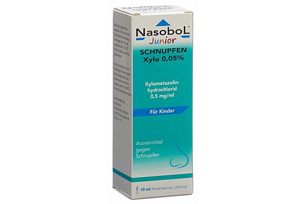 Nasobol Junior Schnupfen Xylo Nasenspray 0.05 % Fl 10 ml