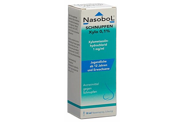 Nasobol Schnupfen Xylo Nasenspray 0.1 % Fl 10 ml