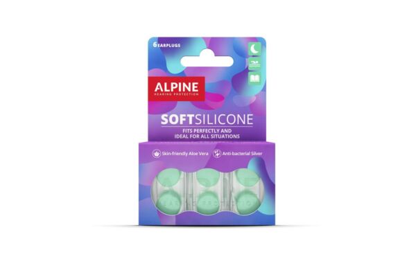 ALPINE SoftSilicone Gehörschutzstöpsel 6 Stk