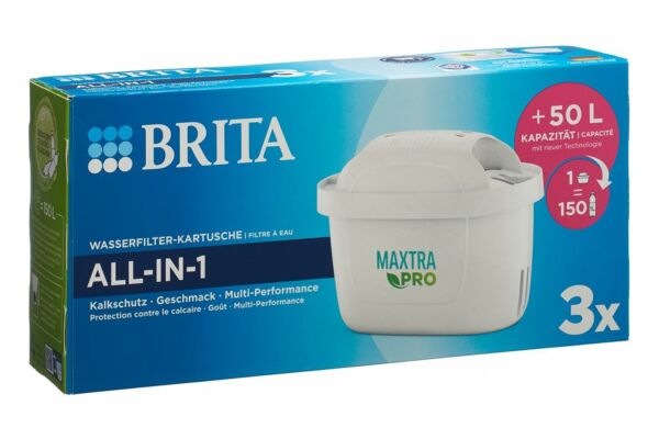 Brita cartouches filtrantes Maxtra Pro All-In-1 3 pce