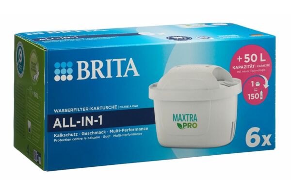 Pack de 6 cartouches filtrantes MAXTRA PRO ALL-IN-1 I BRITA®
