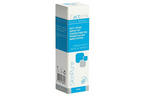 Zactigis SkinPure anti-pickel serum mit konzentriereten probiotischen Wirkstoffen Fl 30 ml