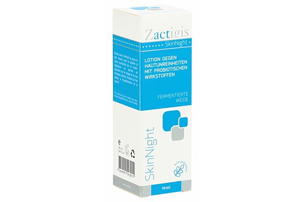 Zactigis SkinNight Lotion gegen Hautunreinheiten mit probiotischen Wirkstoffen Fl 50 ml