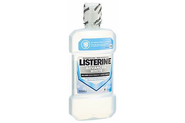 Listerine Advanced White Mild Fl 500 ml