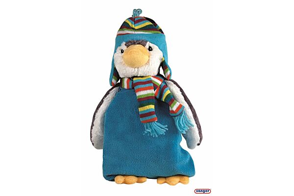 Sänger Wärmflasche Plüschtier 0.8l Pinguin Paul mit Wärmflasche aus Naturkautschuk