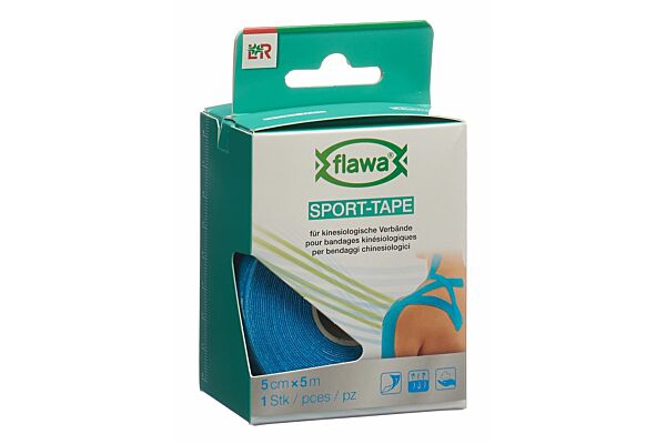 Flawa Sport-Tape 5cmx5m bleu