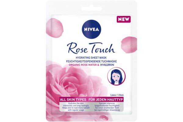 Nivea Feuchtigkeitsspendende Tuchmaske Rose Touch Btl