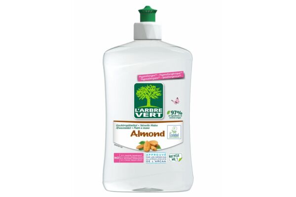 L'ARBRE VERT liquide vaisselle écologique amande fl 500 ml