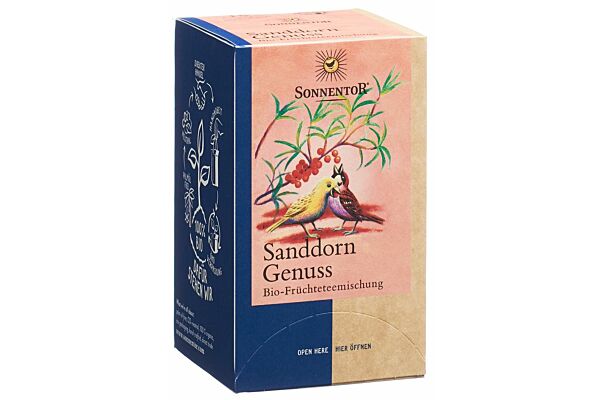 Sonnentor Sanddorn Genuss Tee BIO sach 18 pce
