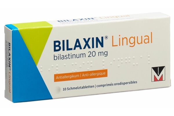 Bilaxin lingual cpr orodisp 20 mg 10 pce