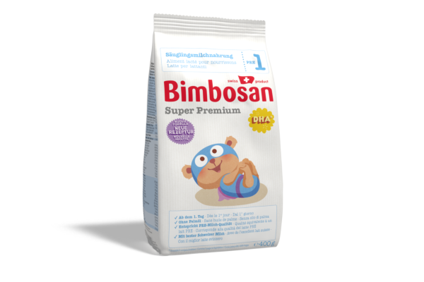 Bimbosan Super Premium 1 lait pour nourrissons recharge sach 400 g