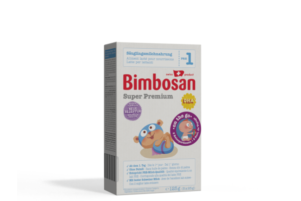 Bimbosan Super Premium 1 Säuglingsmilch Reiseportionen 5 Btl 25 g