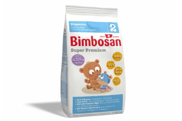 Bimbosan Super Premium 2 lait de suite recharge sach 400 g
