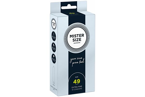 MISTER SIZE 49 préservatif box 10 pce