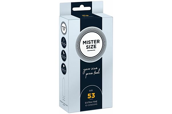 MISTER SIZE 53 Kondom Box 10 Stk