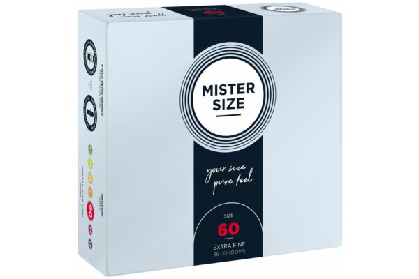 MISTER SIZE 60 Kondom Box 36 Stk