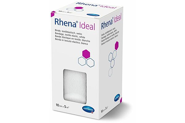 Rhena Ideal bande élastique 10cmx5m blanc