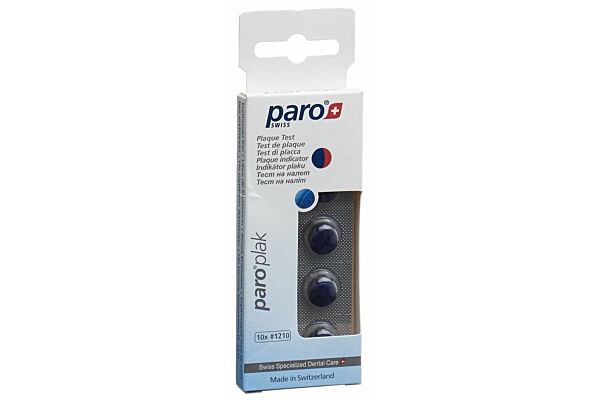 Paro Plak 2-Farben Tabletten rot/blau 10 Stk
