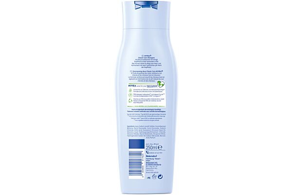Nivea shampooing classic care fl 250 ml