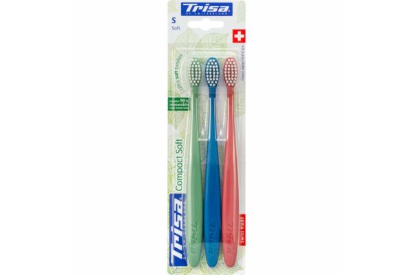 Trisa brosse à dents Compact Soft soft Trio Special Edition