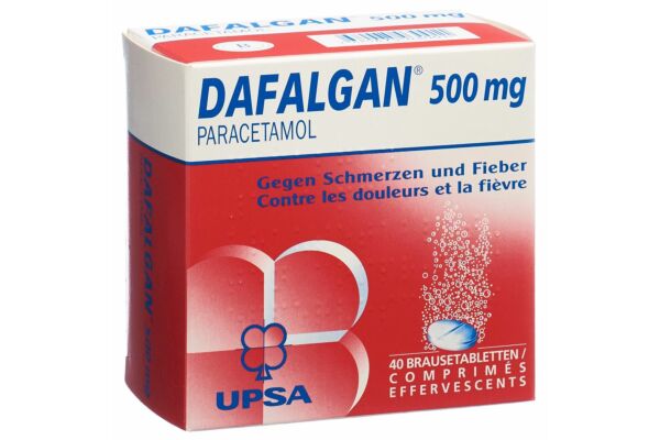Dafalgan cpr eff 500 mg 40 pce